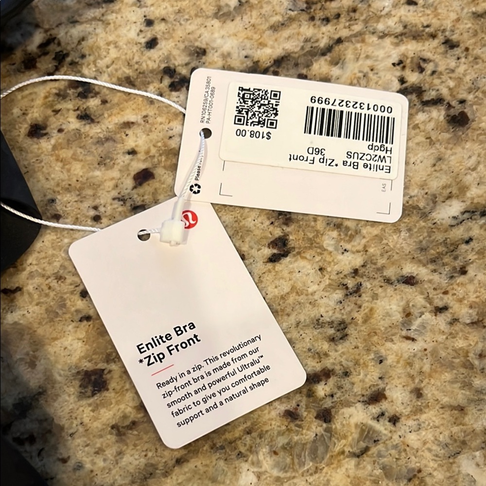 NWT Lululemon Enlite Bra zip front - Picture 4 of 8